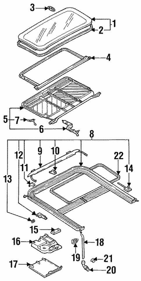 Sunroof for 1997 Volkswagen Jetta #0