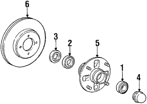 Brake Components for 1984 Toyota Celica #0