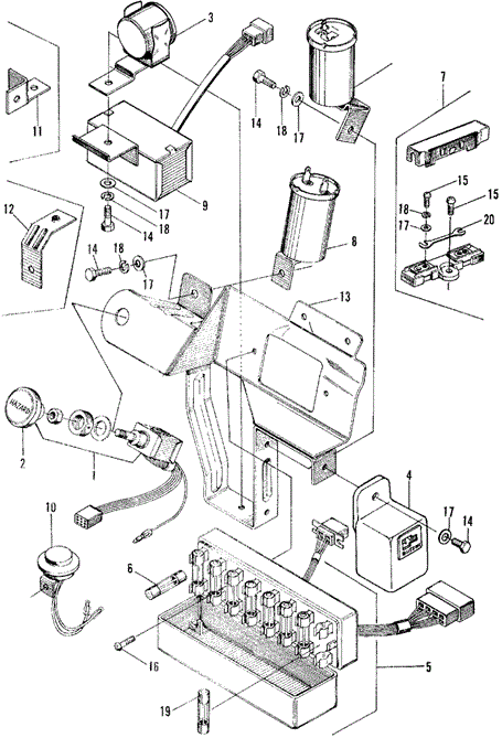 Box Assembly, Main Fuse Box Assembly, Main Fuse