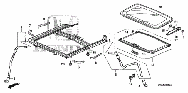 Sliding Roof for 2008 Honda CR-V #0