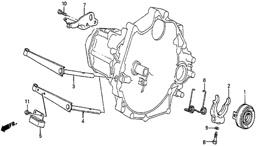 MT Clutch Release for 1984 Honda Prelude #0