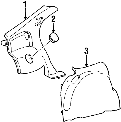 Sable INTERIOR TRIM - QUARTER PANELS 3