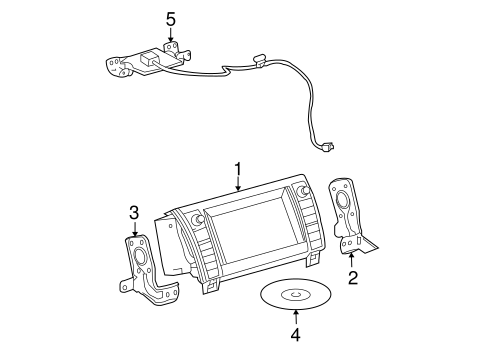 ELECTRICAL/NAVIGATION SYSTEM COMPONENTS for 2011 Toyota Tundra #1