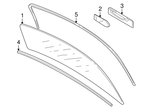 BODY/GLASS & HARDWARE - BACK for 2003 Toyota Corolla #1