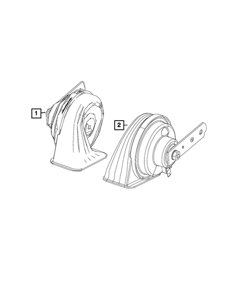 Horns for 2018 Dodge Grand Caravan #0
