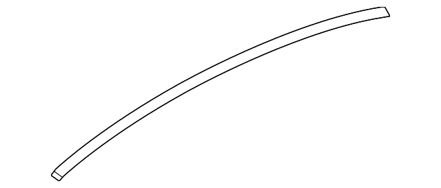 T2H9544LML Деталь ROOF MOLDING, LEFT
