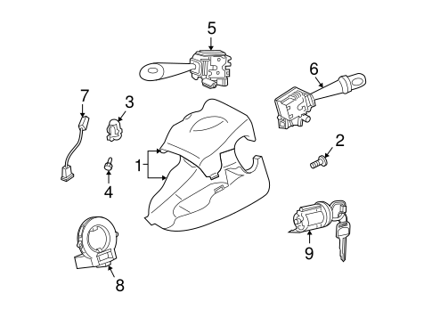 STEERING/STEERING COLUMN for 2006 Scion xB #2