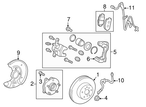BRAKES/BRAKE COMPONENTS for 2011 Scion tC #1