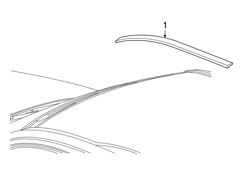 Yukon XL EXTERIOR TRIM - ROOF 2