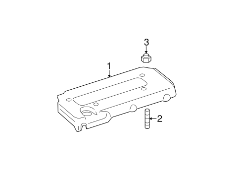 ENGINE/ENGINE APPEARANCE COVER for 2008 Toyota Camry #1