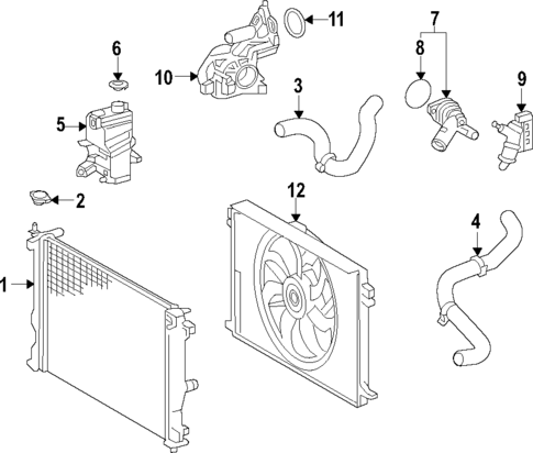 Water Pump for 2019 Toyota RAV4 #4