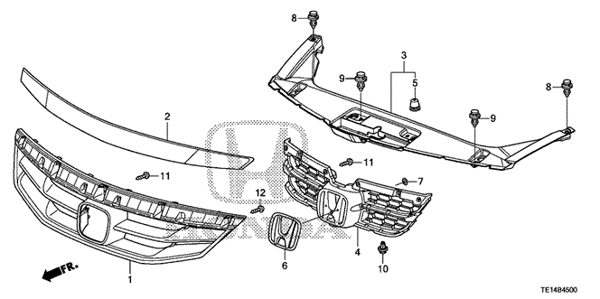 Interior/Bumper/Front Grille for 2012 Honda ACCORD COUPE #1