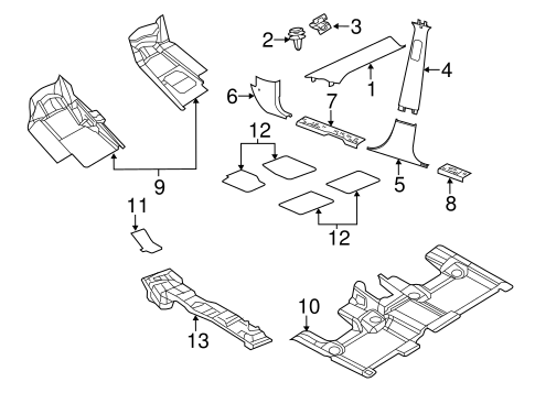 Grand Cherokee INTERIOR TRIM - PILLARS