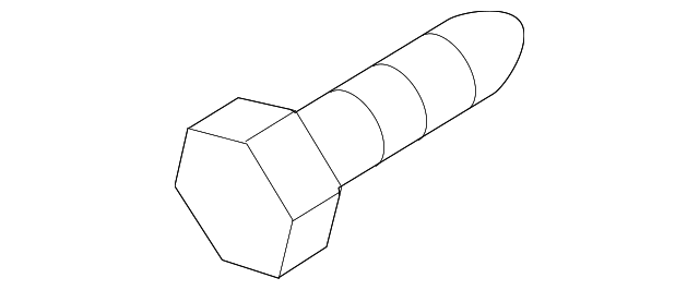 11900324 Деталь HEADLAMP ASSY BOLT, RIGHT