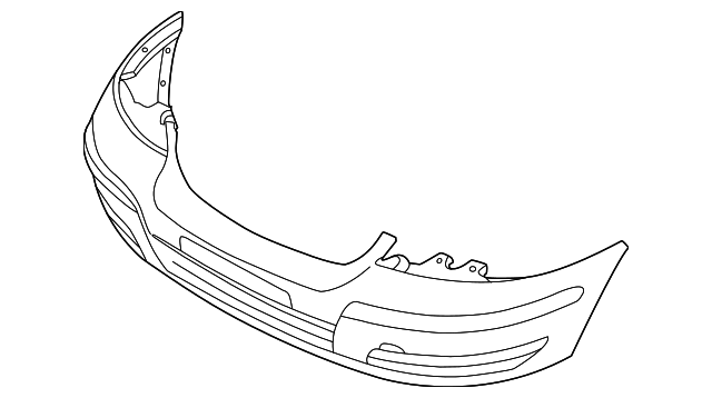 3F2Z-17D957-NAA Деталь BUMPER COVER