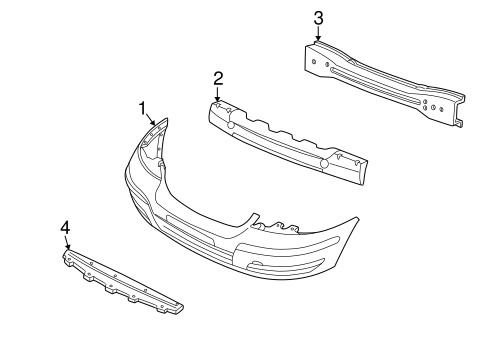 Freestar BUMPER & COMPONENTS - FRONT