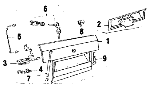 Trunk for 1985 Volkswagen Cabriolet #0