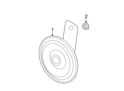 Electrical/Horn for 2014 Nissan Versa #1