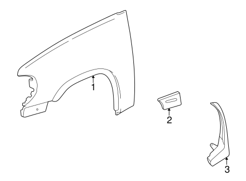 Mark LT EXTERIOR TRIM - FENDER