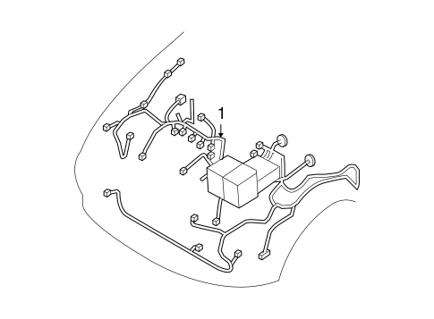 Electrical/Wiring Harness for 2010 Chevrolet Aveo5 #1