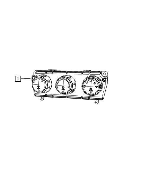Air Conditioner and Heater Controls for 2008 Dodge Nitro #0