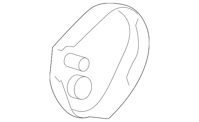 10371643 Деталь OUTER COVER, LEFT