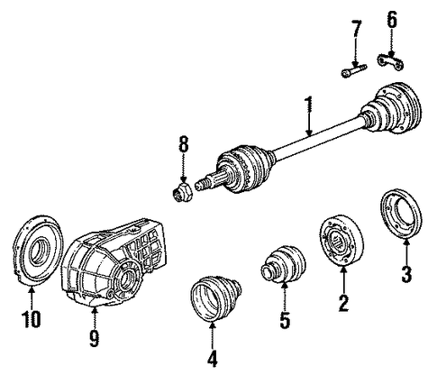 911 AXLE SHAFT