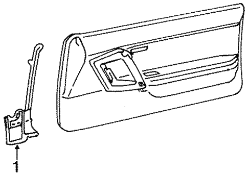 Interior Trim - Pillars for 1986 Toyota Celica #0