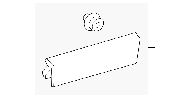 BK3Z-6120938-AA Деталь SIDE MOLDING, RIGHT