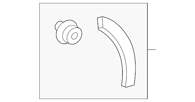 BK3Z-61278L00-AA Деталь WHEEL OPNG MLDG, RIGHT