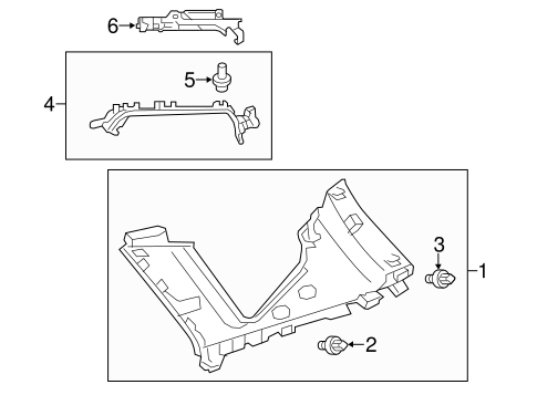 BODY/INTERIOR TRIM - QUARTER PANELS for 2014 Toyota Prius V #1
