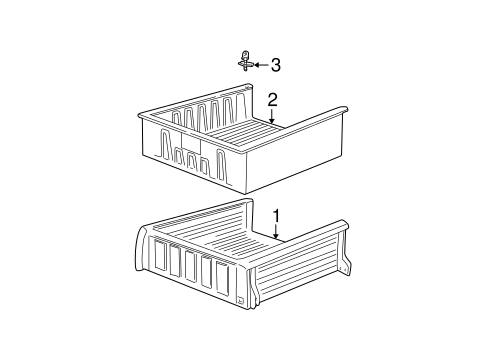 C2500 Pickup BOX ASSEMBLY 2