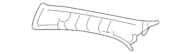30740427 Деталь WINDSHIELD PILLAR TRIM, LEFT
