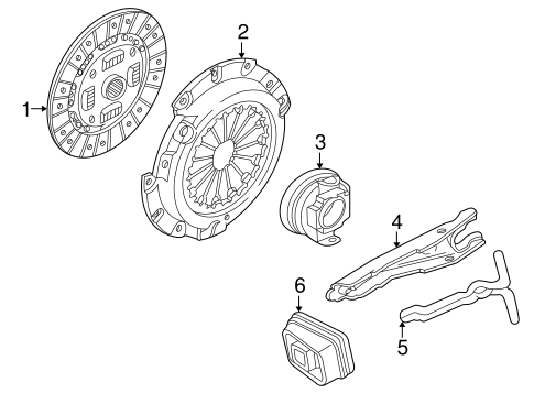 Transaxle Parts for 2000 Kia Spectra #0