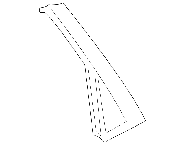 YS4Z-54255A62-DA Деталь MOLDING PANEL, RIGHT