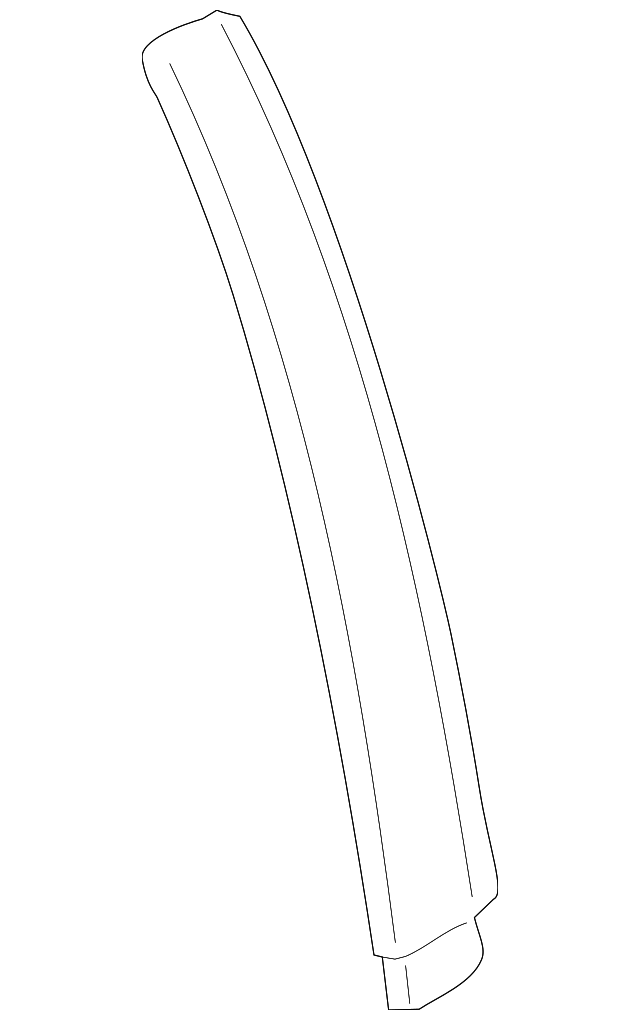 YS4Z54255A34EA Деталь WINDOW MOLDING, RIGHT