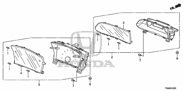 Meter (NS) for 2013 Honda Civic #1