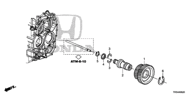 AT Idle Shaft for 2012 Honda Civic #0