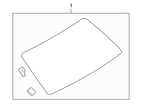 Body/Glass & Hardware - Back for 2009 Ford Focus #1