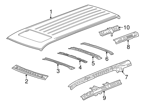 Yukon XL ROOF & COMPONENTS