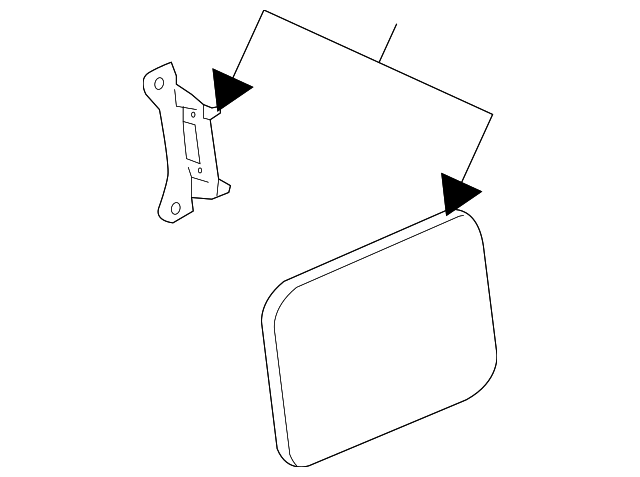 8A5Z-54405A26-A Деталь FUEL DOOR