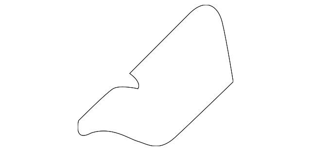 LR027970 Деталь GRILLE PLATE, LEFT