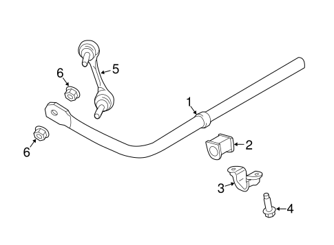 MKX STABILIZER BAR & COMPONENTS 2