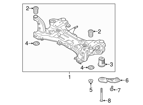 Suspension Mounting for 2019 Hyundai Elantra GT #0