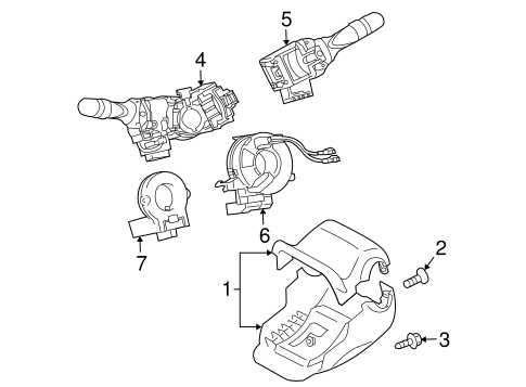 ELECTRICAL/SWITCHES for 2004 Toyota Prius #3