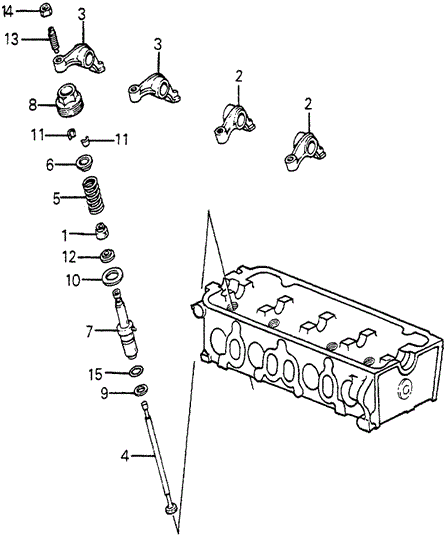 ENGINE/AUXILIARY VALVE for 1985 Honda ACCORD HATCHBACK #1