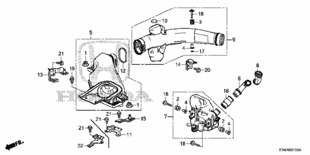 Resonator Chamber for 2015 Honda Accord #0