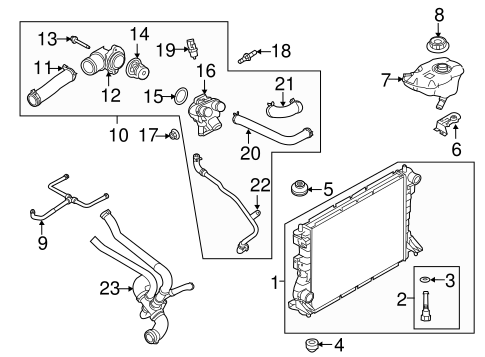 Mustang RADIATOR & COMPONENTS 2