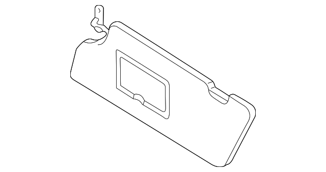 5S4Z-5404104-AAA Деталь SUNVISOR, RIGHT