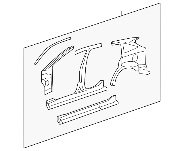 1S4Z5420010AA Деталь UNISIDE ASSY, RIGHT